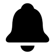 Filled Bell Notification (Framework7) Free Open-Source SVG Icon