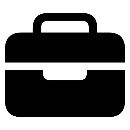 Filled Briefcase Free Open-Source SVG Icon (Framework7 Icons)