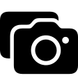 Camera On Rectangle (Filled) Free Open-Source SVG Icon