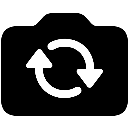 Rotating Camera (Filled) Free Open-Source SVG Icon (Framework7 Icons)