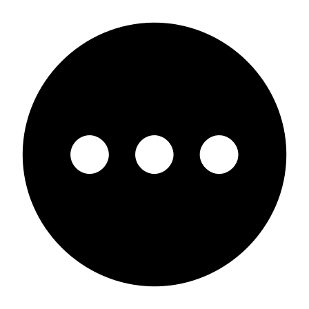 Filled Ellipsis Circle Free Open-Source SVG Icon (Framework7 Icons)