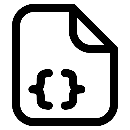 File with Code (Gala Icons) Free Open-Source SVG Icon (Gala Icons)