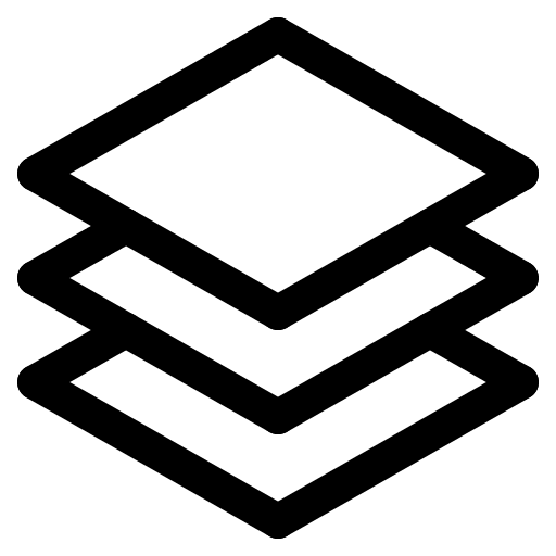 Layered Design Element Free Open-Source SVG Icon (Gala Icons)