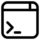 Terminal Window Free Open-Source SVG Icon