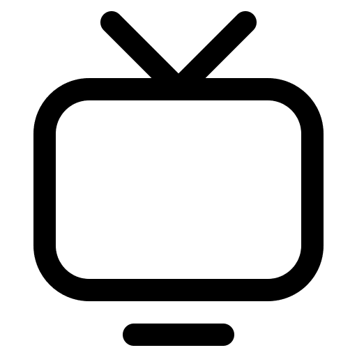 Television Set Free Open-Source SVG Icon (Gala Icons)