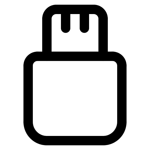 USB Connection Port Free Open-Source SVG Icon (Gala Icons)