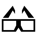 3D Glasses Free Open-Source SVG Icon