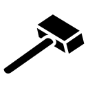 3D Hammer Tool Free Open-Source SVG Icon