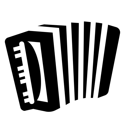 Accordion Musical Instrument Free Open-Source SVG Icon (Game Icons)