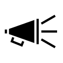 Acoustic Megaphone Free Open-Source SVG Icon