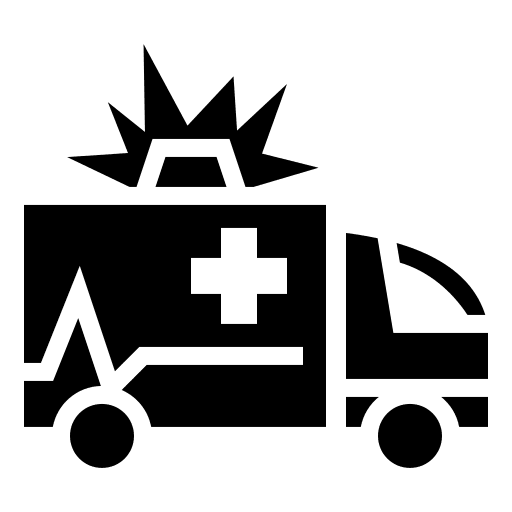 Ambulance Vehicle Free Open-Source SVG Icon (Game Icons)