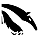 Anteater Animal Character Free Open-Source SVG Icon