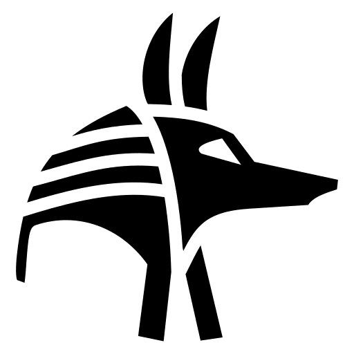 Anubis God of the Afterlife Free Open-Source SVG Icon (Game Icons)