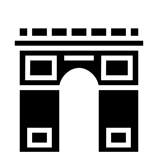 Arc de Triomphe Monument Free Open-Source SVG Icon (Game Icons)