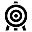 Archery Target (Game Icons) Free Open-Source SVG Icon