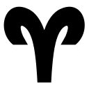 Aries Zodiac Sign Free Open-Source SVG Icon