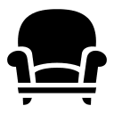 Armchair Furniture Free Open-Source SVG Icon