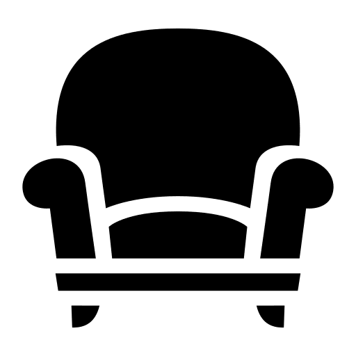 Armchair Furniture Free Open-Source SVG Icon (Game Icons)