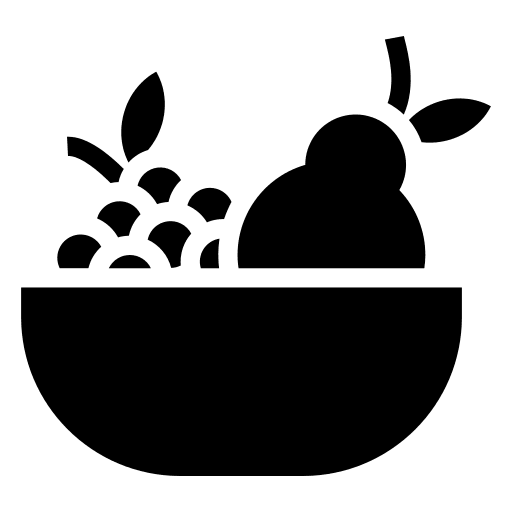 Fruit Bowl Free Open-Source SVG Icon (Game Icons)