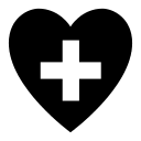 Heart with Plus Symbol Free Open-Source SVG Icon