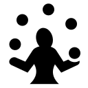 Juggler Performer Free Open-Source SVG Icon