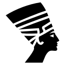 Nefertiti Bust Free Open-Source SVG Icon