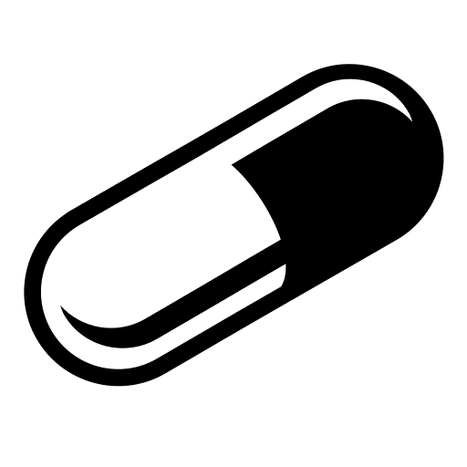 Pill Symbol Free Open-Source SVG Icon (Game Icons)