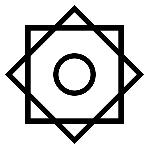 Rub El Hizb Symbol Free Open-Source SVG Icon (Game Icons)