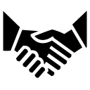 Shaking Hands Gesture Free Open-Source SVG Icon