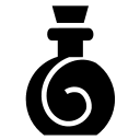 Spiral Bottle Design Free Open-Source SVG Icon