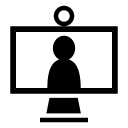 Video Conference Call Free Open-Source SVG Icon