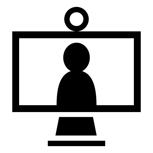 Video Conference Call Free Open-Source SVG Icon (Game Icons)