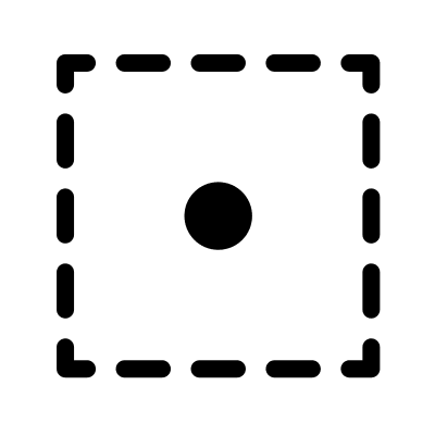 Turf Centroid Point Free Open-Source SVG Icon (GeoGlyphs)