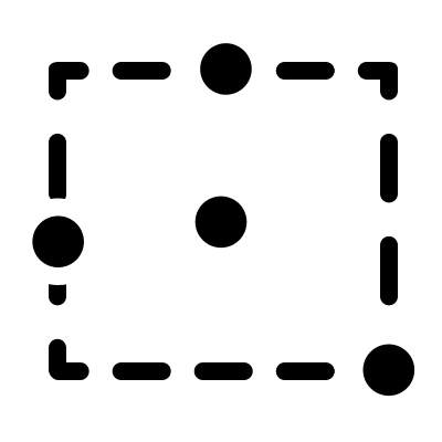 Turf Extent Measurement Free Open-Source SVG Icon (GeoGlyphs)