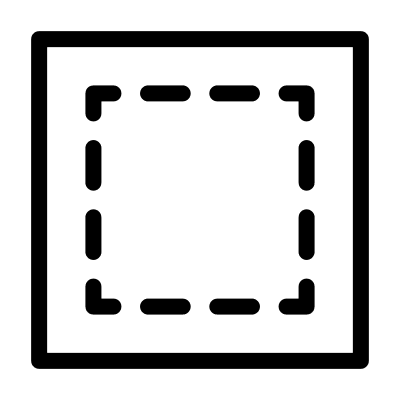 Turf Size Measurement Free Open-Source SVG Icon (GeoGlyphs)