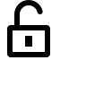 Open Lock (Filled) Free Open-Source SVG Icon