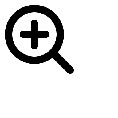 Search Plus Magnifier (Filled) Free Open-Source SVG Icon (Gitlab SVGs)