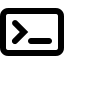 Terminal Interface Free Open-Source SVG Icon