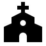 Church Building (Baseline) Free Open-Source SVG Icon