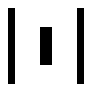 Horizontal Distribution Layout (Baseline) Free Open-Source SVG Icon (Google Material Icons)