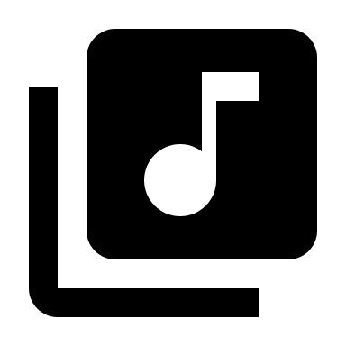 Music Library (Baseline) Free Open-Source SVG Icon (Google Material Icons)