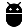 Android Debug Bridge (ADB) Tool (Outline) Free Open-Source SVG Icon