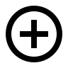 Add Circle Button (Outline) Free Open-Source SVG Icon