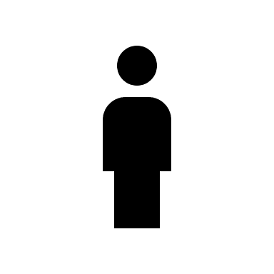 Boy Silhouette (Outline) Free Open-Source SVG Icon (Google Material Icons)