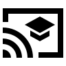 Cast For Education (Sharp) Free Open-Source SVG Icon