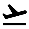 Flight Takeoff (Sharp) Free Open-Source SVG Icon