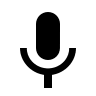 Voice Keyboard Input (Sharp) Free Open-Source SVG Icon