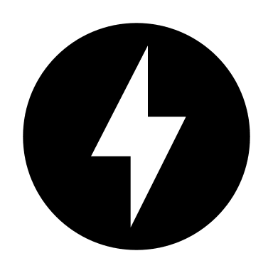 Offline Bolt Symbol (Sharp) Free Open-Source SVG Icon (Google Material Icons)