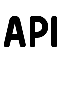 API Abbreviation Free Open-Source SVG Icon