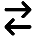 Right and Left Arrows (Gravity UI) Free Open-Source SVG Icon
